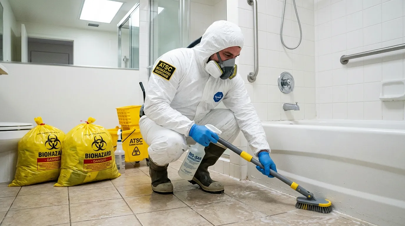 Decontamination equipment deployed for Blood Cleanup in Rocky River